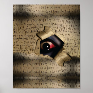 Affiche Yeux déplaisants V02