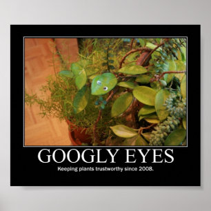 Affiche Yeux écarquillés