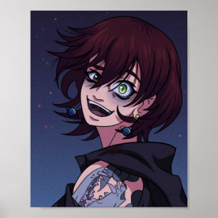 Affiche Yeux éffrayants