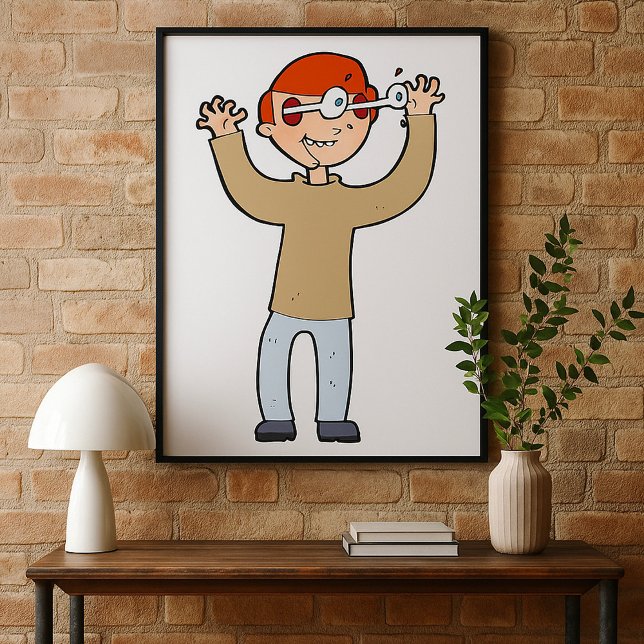 Affiche Yeux qui s'échappent (Créateur téléchargé)