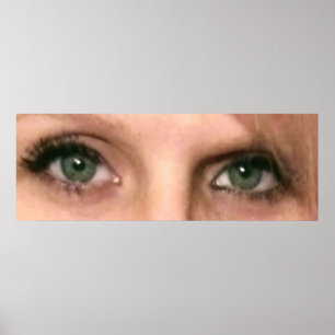Affiche Yeux verts