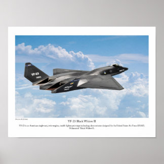 Affiche YF-23 Black Widow II