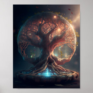 Affiche Yggdrasil - The Tree of Life