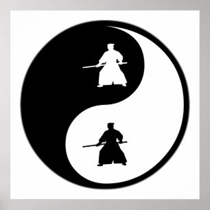 Affiche Yin Yang Aikido