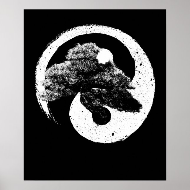 Affiche Yin Yang Bonsai (Devant)
