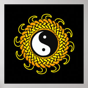 Affiche Yin Yang Braided Sun