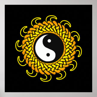 Affiche Yin Yang Braided Sun
