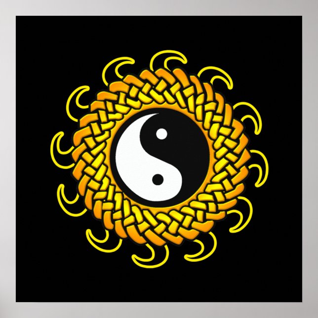 Affiche Yin Yang Braided Sun (Devant)