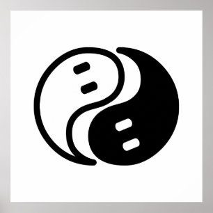 Affiche Yin Yang Fantôme