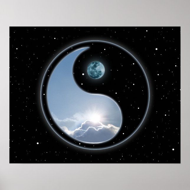 Affiche Yin Yang Moon Sun (Devant)