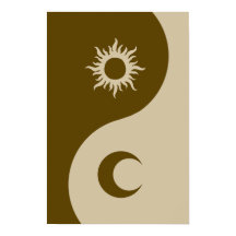Yin-yang soleil et lune