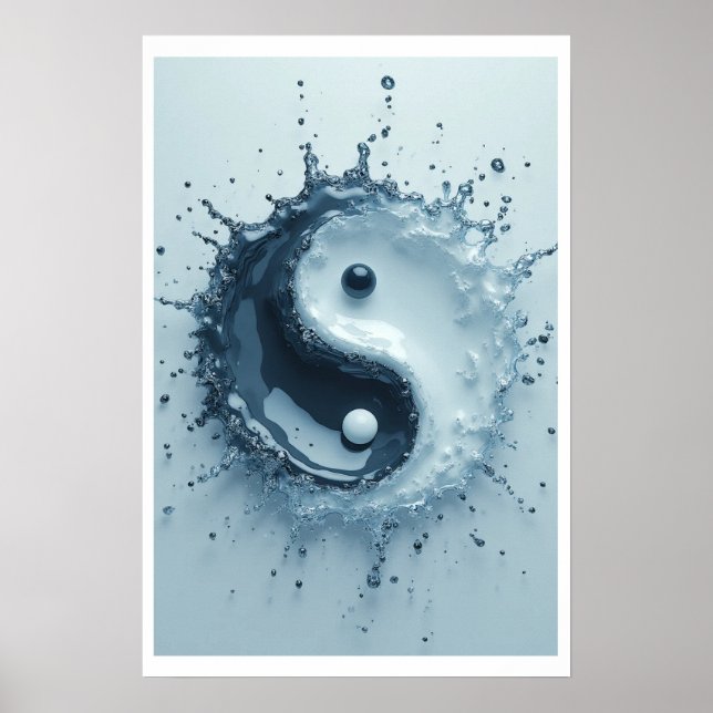 Affiche Yin Yang Splash (Devant)
