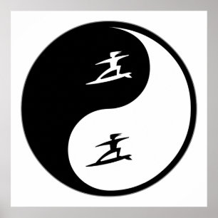 Affiche Yin Yang Surf