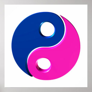 Affiche Yin Yang symbol