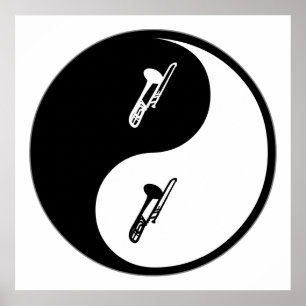 Affiche Yin Yang Trombone