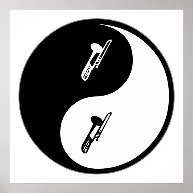 Affiche Yin Yang Trombone (Devant)