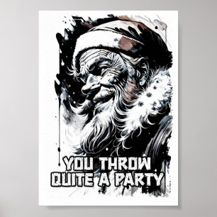 Affiche Yippee Ki Yay Funny Citation de Noël Pop Culture