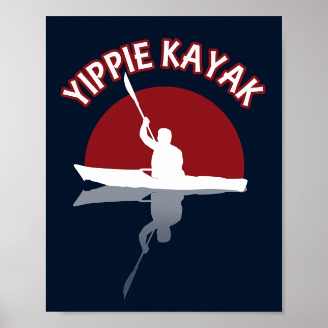 Affiche Yippie Kayak (Devant)