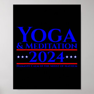 Affiche Yoga et méditation - Namaste Calm - 