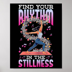 Affiche Yoga et musique trouvez votre rythme dans le calme
