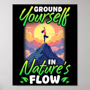 Affiche Yoga et nature : ancrez-vous dans le flux de la na