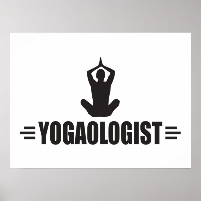 Affiche Yoga humoristique (Devant)