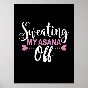 Affiche Yoga Lover J'Aspirais Ma Asana