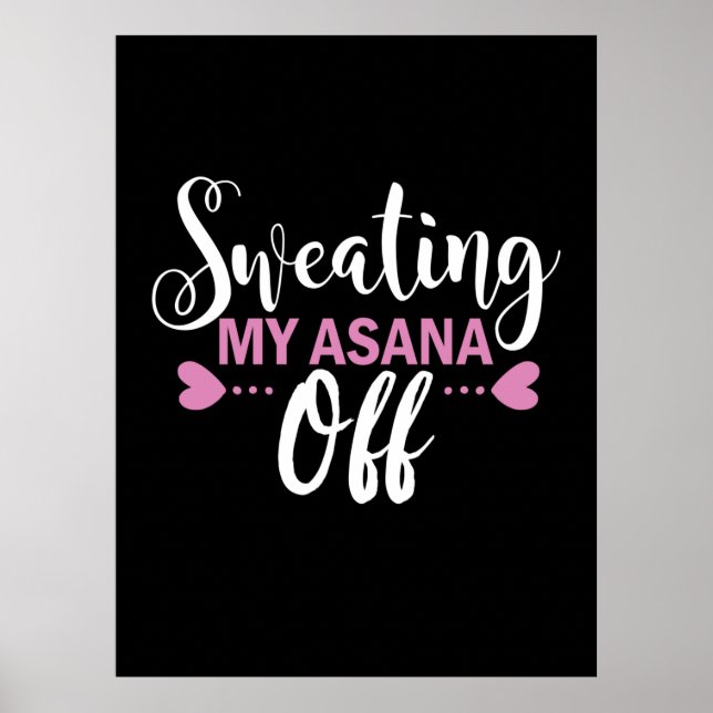 Affiche Yoga Lover | J'Aspirais Ma Asana (Devant)