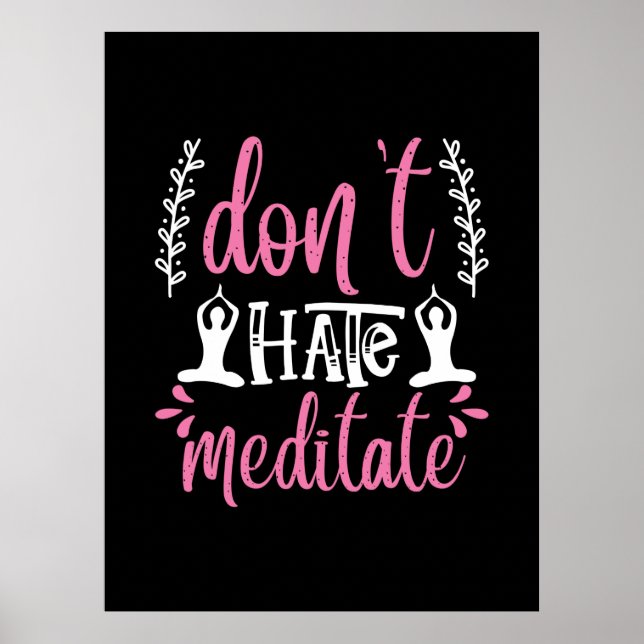 Affiche Yoga Lover | Ne pas haïr la Méditerranée (Devant)