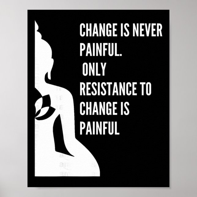 Affiche Yoga Méditation Pleine Conscience Zen Bouddha Spir (Devant)