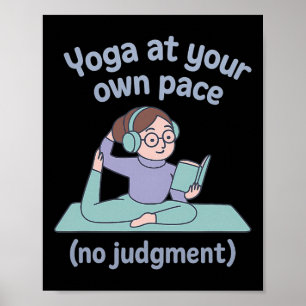 Affiche Yoga Pleine Conscience Sans Jugement Bibliothécair