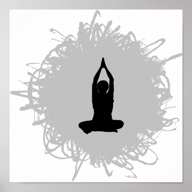 Affiche Yoga Scribble Style (Devant)