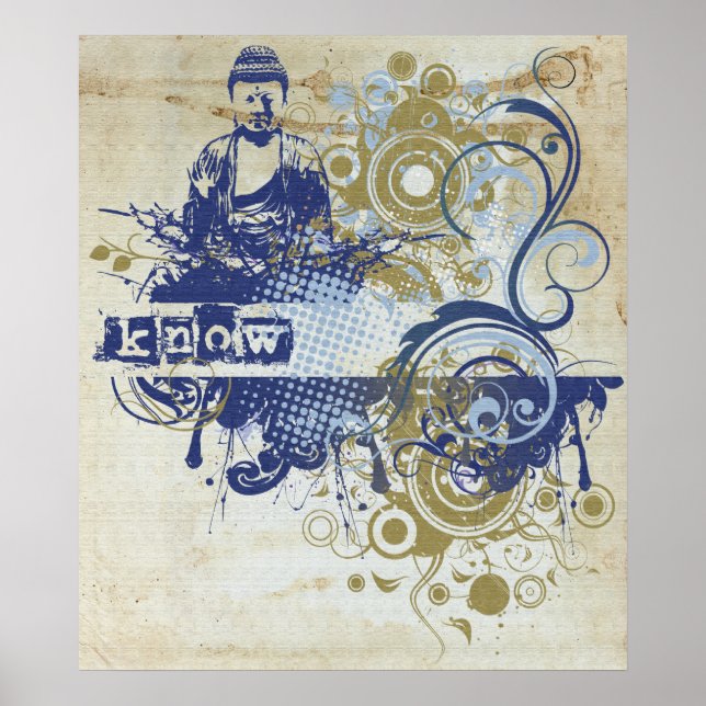 Affiche Yoga Speak : Indigo Knowle Chakra (Devant)