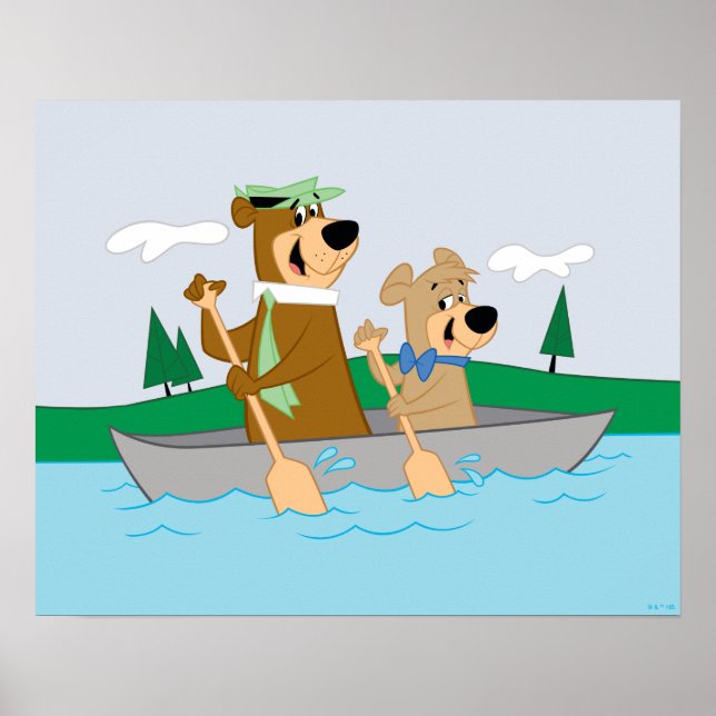 Affiche Yogi Bear et Boo Boo Fun Canoe Adventure (Devant)