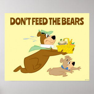 Affiche Yogi Bear et Boo-Boo Pique-nique Panique