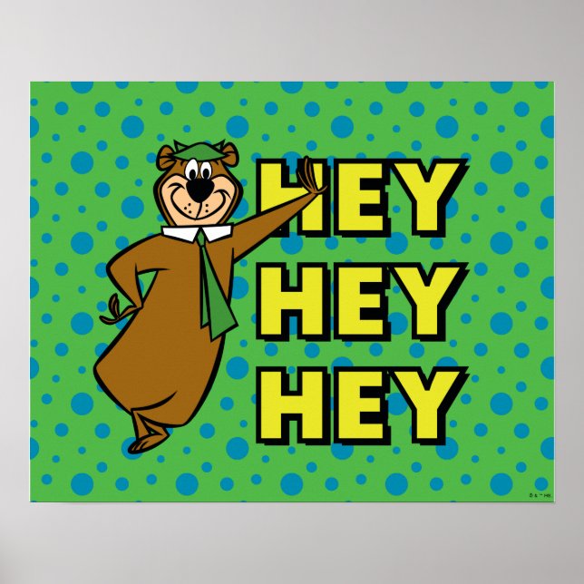 Affiche Yogi Bear Hey Hey Hey (Devant)