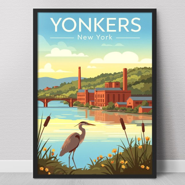 Affiche Yonkers New York vintage (Créateur téléchargé)