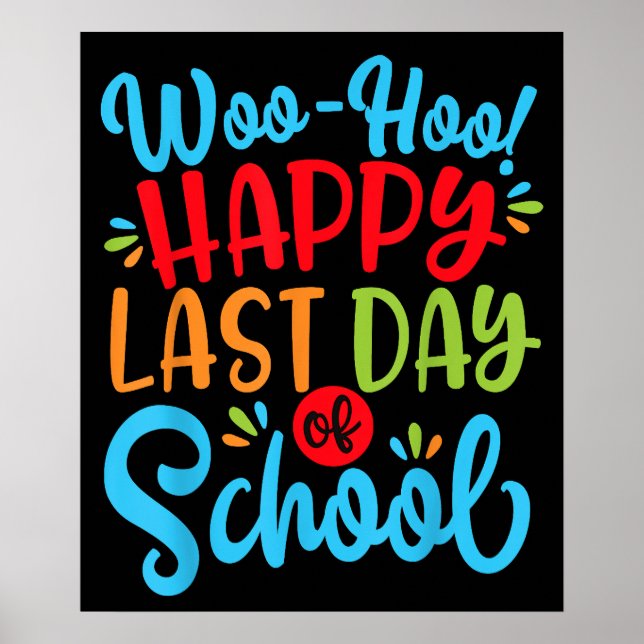 Affiche Yoo Hoo Dernier Jour d'École Professeur Élève (Devant)