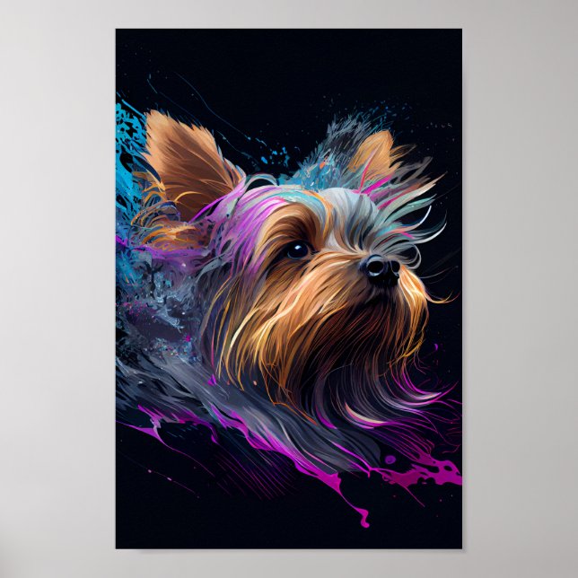Affiche Yorkie (Devant)