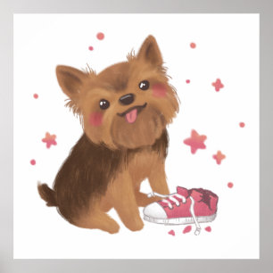 Affiche Yorkie, le créateur de problèmes le plus fou