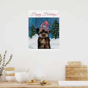 AFFICHE YORKIE POO
