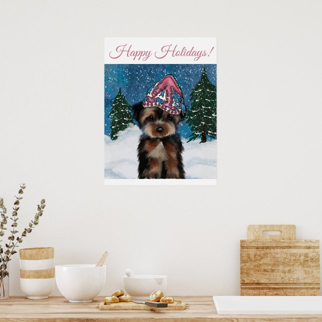 AFFICHE YORKIE POO (Cuisine)