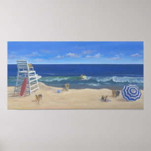 Affiche Yorkie Tails