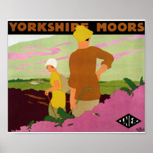 Affiche Yorkshire Moors