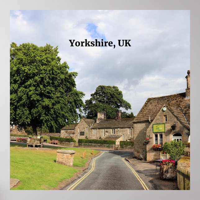 Affiche Yorkshire, Royaume-Uni (Devant)