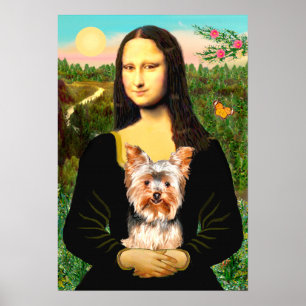 Affiche Yorkshire Terrier 17 - Mona Lisa