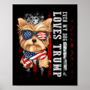 Affiche Yorkshire Terrier Chien Yorkie Même Mon Chien Aime