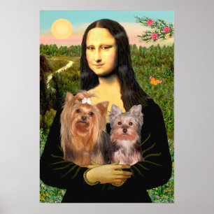 Affiche Yorkshire Terriers (7et19) - Mona Lisa