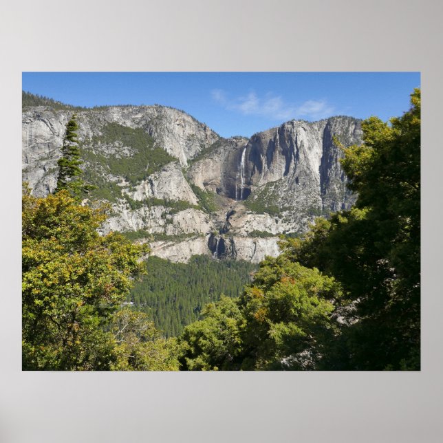 Affiche Yosemite Falls depuis le Four Mile Trail (Devant)