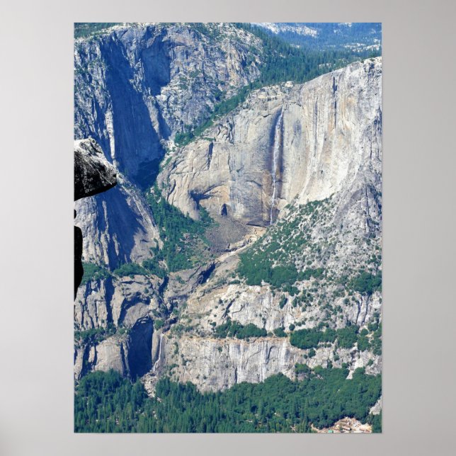 Affiche Yosemite Falls from Glacier Point, CA (Devant)